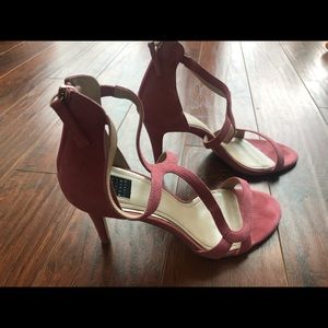 White House Black Market Strappy Suede Sandals